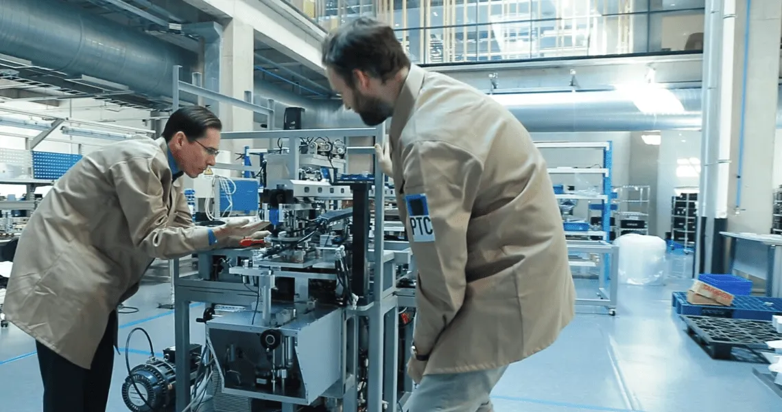 PTC engineers working